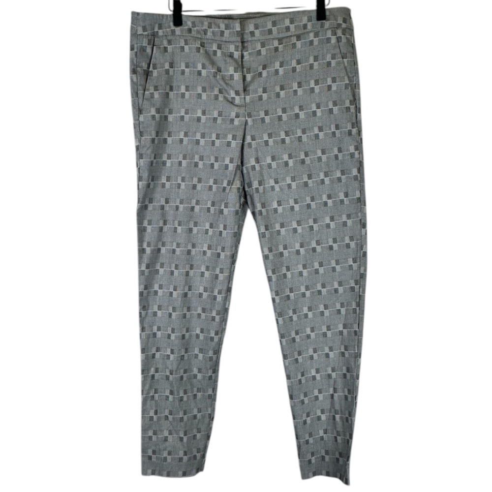 Adrienne Vittadini Black White Grey Blue Capri Pant // 12